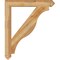 Ekena Millwork Funston Arts & Crafts Rough Sawn Bracket, Western Red Cedar, 4"W x 32"D x 38"H BKT04X32X38FST03RWR - alternate 3
